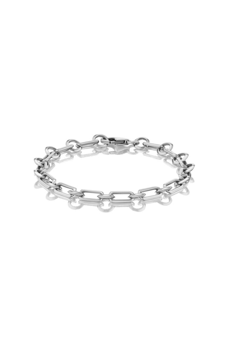 Sheryl Lowe Small Soho Chain Bracelet, Main, color, Sterling Silver