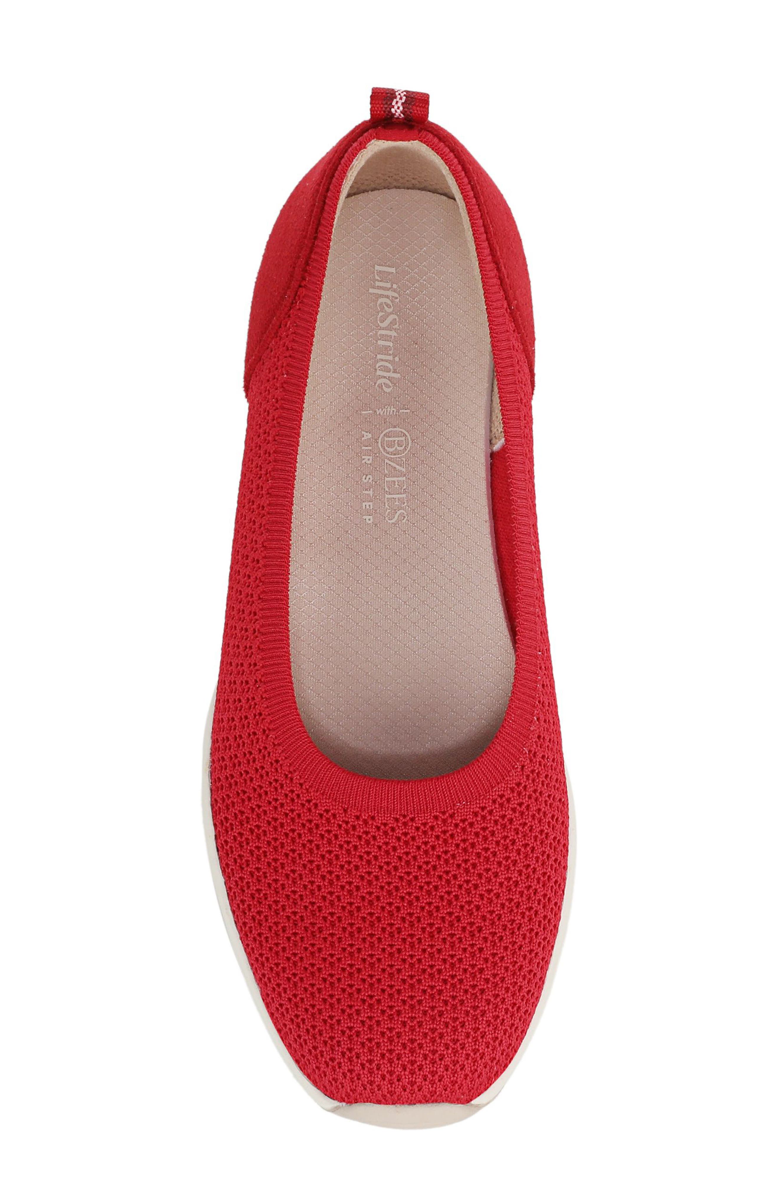 Unity Slip-On Sneaker, Alternate, color, FIRE RED