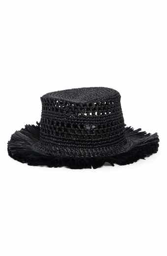 fringe spade hat