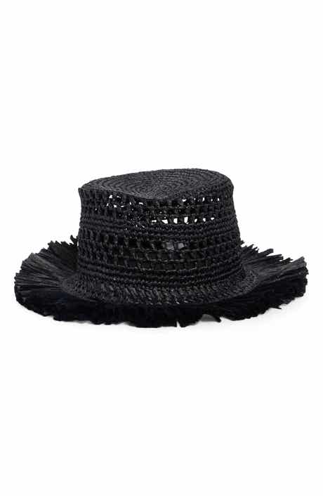 fringe spade hat