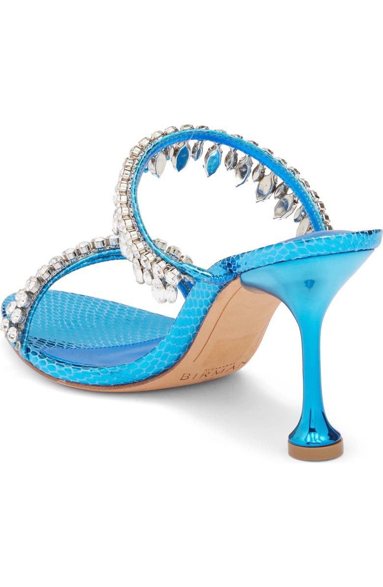 Alexandre Birman Crystal Fringe Sandal, Alternate, color, Blue
