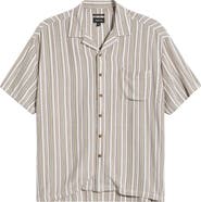 Brixton Bunker Twisted Stripe Camp Shirt