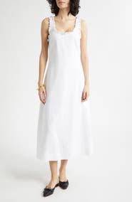POSSE Florence Sleeveless Linen Maxi Dress