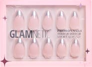 GLAMNETIC Short Almond Press-On Nails Set