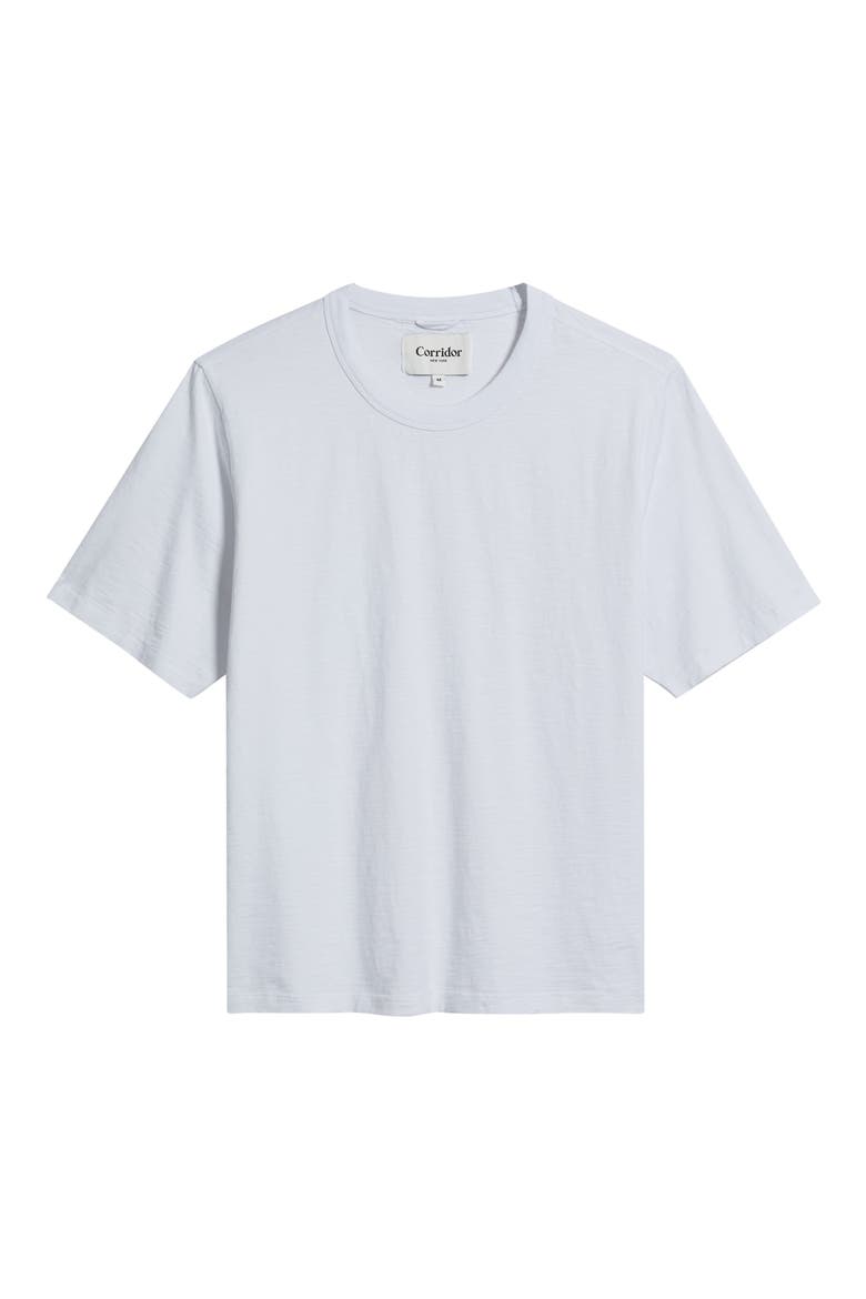 Slub Cotton Crewneck T-Shirt, Alternate, color, WHITE
