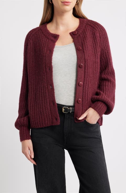 Metallic Shaker Stitch Cardigan