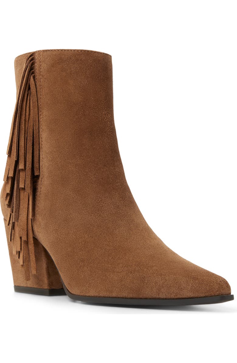 ALDO Shaniah Fringe Bootie, Main, color, Dark Brown