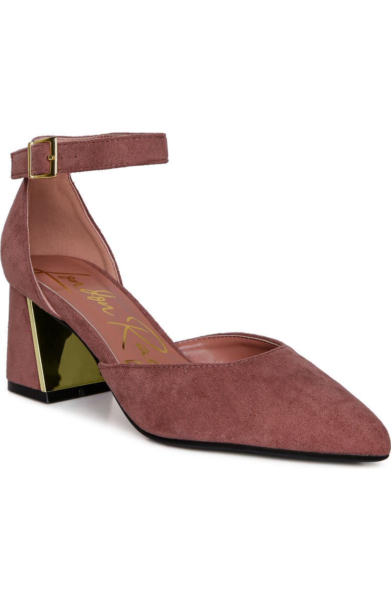 LONDON RAG Rory Pointed Toe Pump, Main, color, Blush