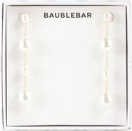 BaubleBar Pearl It Up Linear Drop Earrings