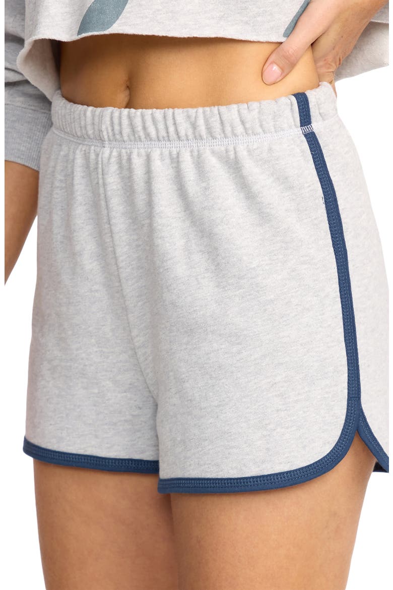 Triple Palms Dophin Shorts, Alternate, color, HEATHER GREY