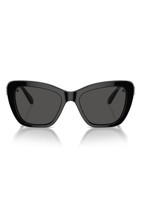 52mm Cat Eye Sunglasses