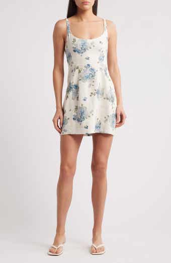 Faithfull the Brand Sanne Floral Linen Minidress