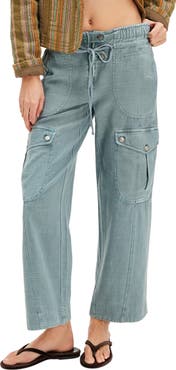 Free People Park Ave Cotton Cargo Pants