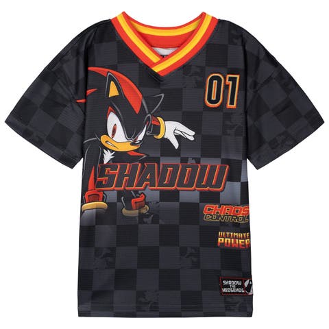 Sonic the Hedgehog Boys' Athletic Short Sleeve Shirt