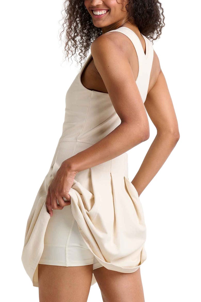 Yerba Sleeveless Skort Dress, Alternate, color, Salt Embroidery