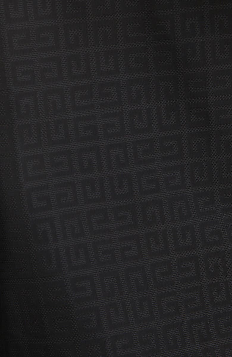 Givenchy Hooded Logo Crop Windbreaker, Alternate, color, 