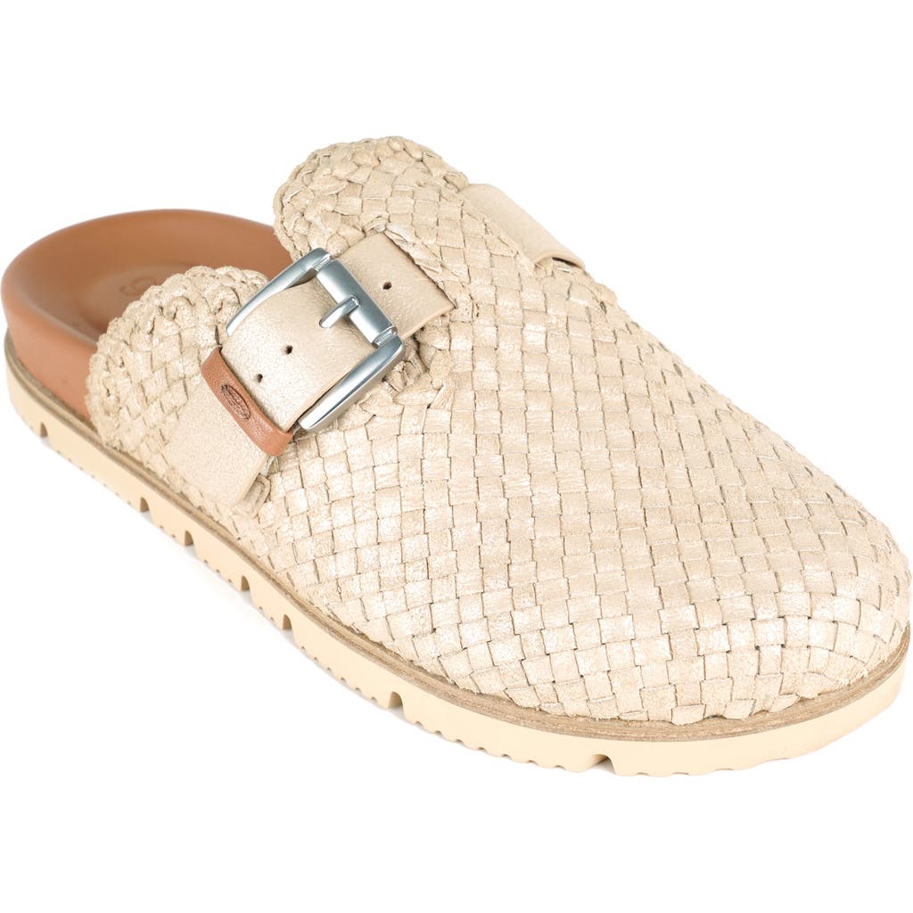 Gentle Souls By Kenneth Cole Brantley Mule In Sand Woven Leather