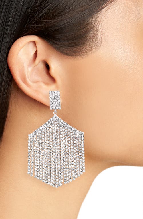 Tasha Crystal Fringe Drop Earrings