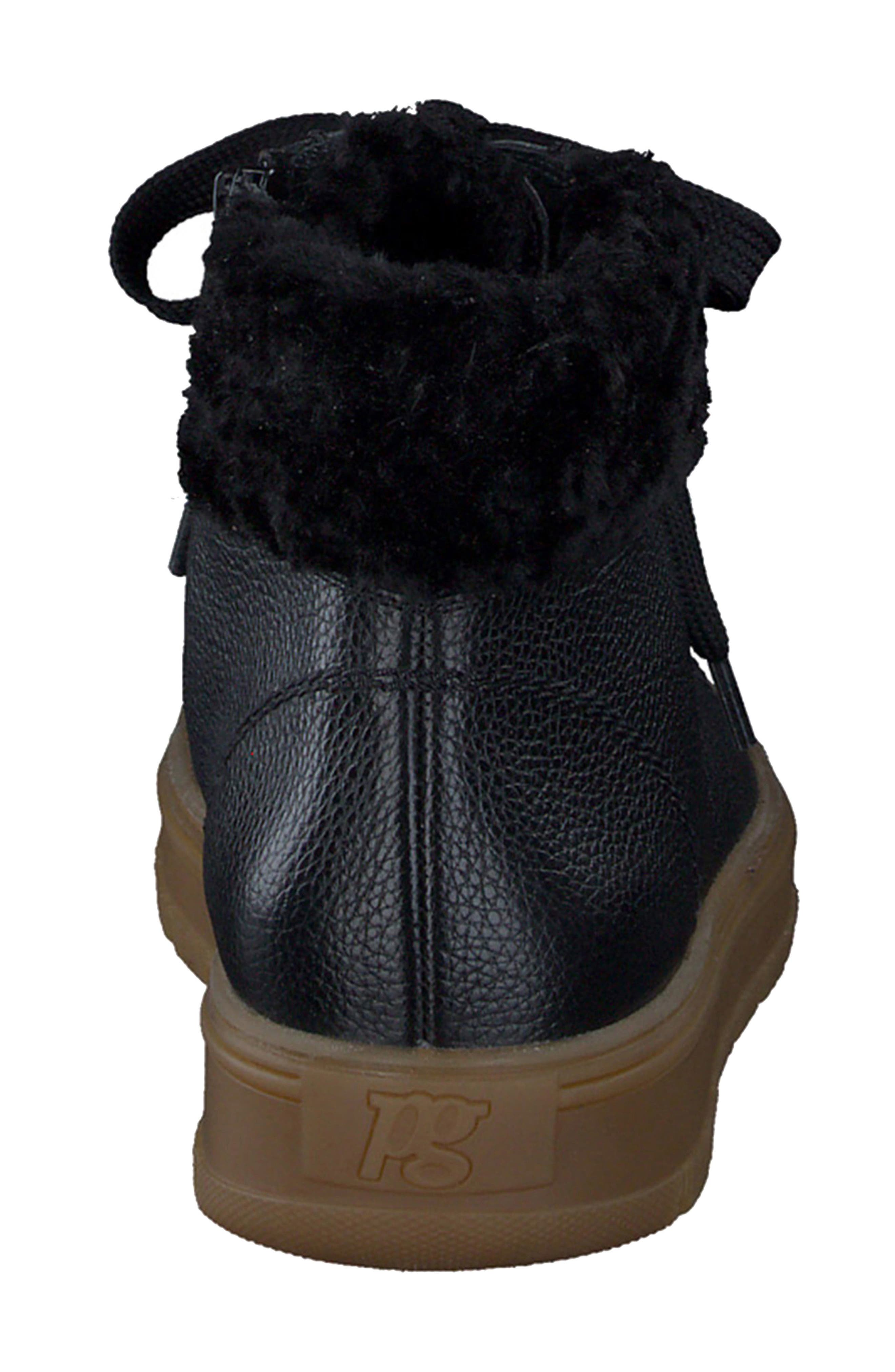 Paul Green Cambria High Top Sneaker, Alternate, color, Black Leather