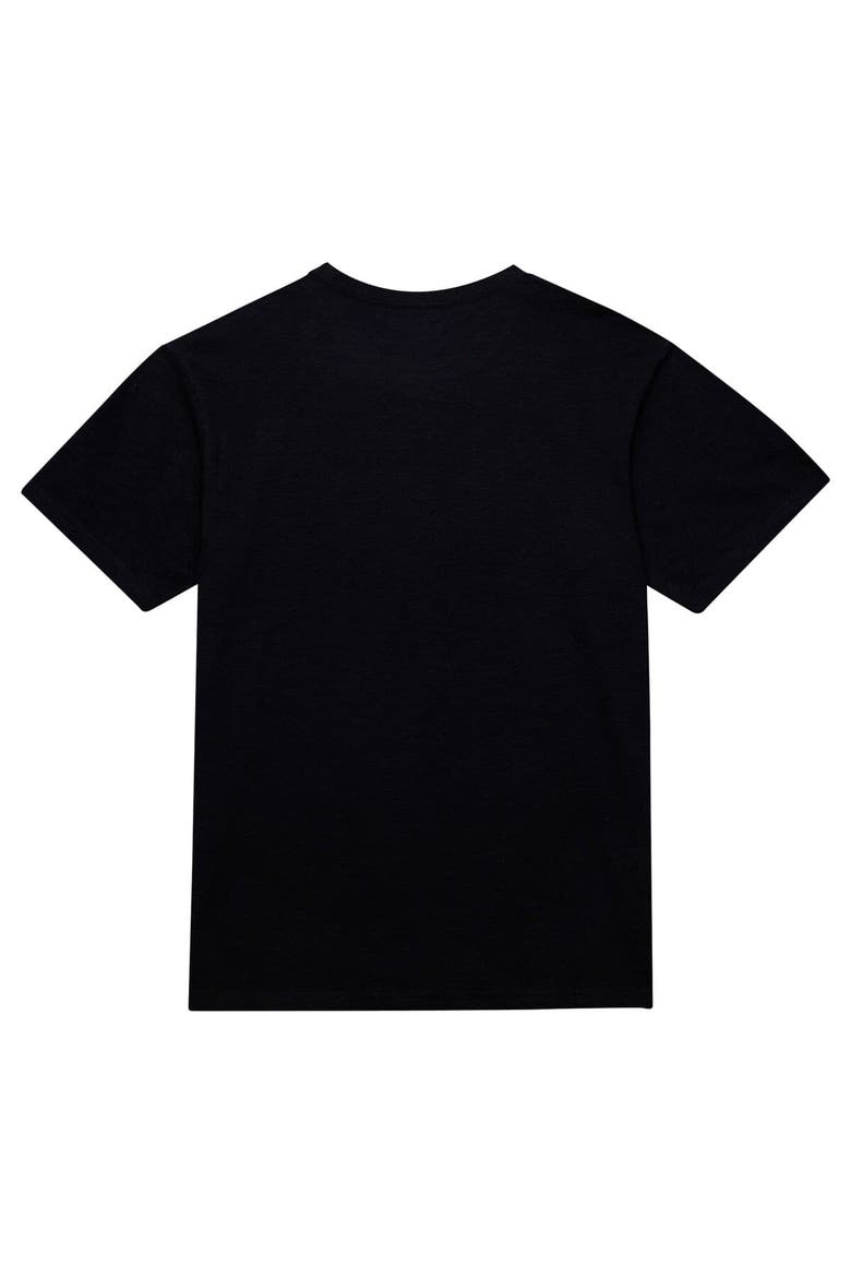Men's Mitchell & Ness Black Boston Celtics Hardwood Classics Felt Applique Slub T-Shirt, Alternate, color, Black