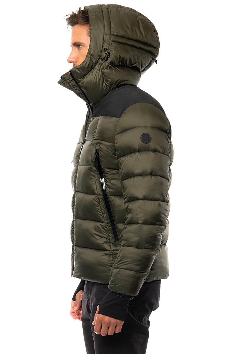 The Recycled Planet Company Recycled Down Puffer Coat, Alternate, color, 