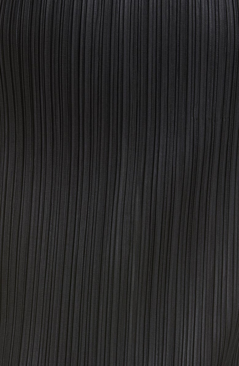 Pleats Please Issey Miyake Basics Pleated Midi Skirt, Alternate, color, Black
