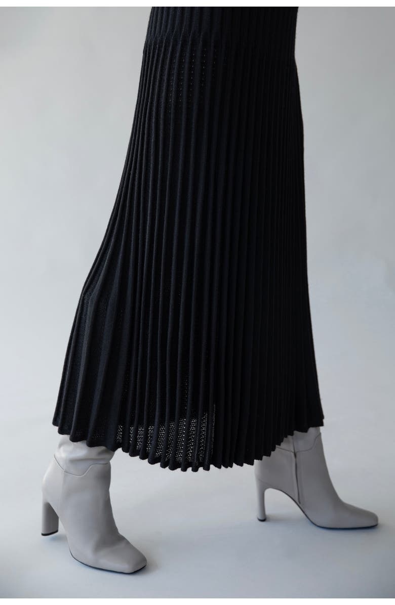SSKEIN Soleil Skirt, Alternate, color, Black