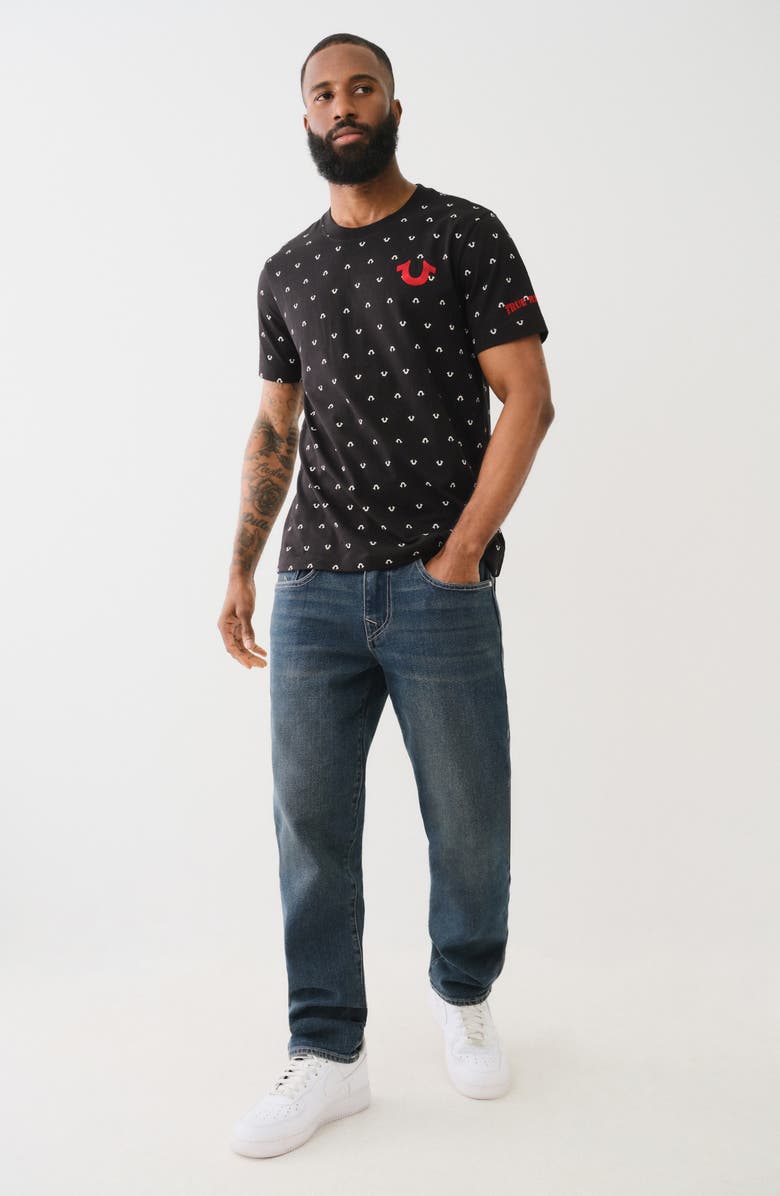 True Religion Mini Horse Shoe Cotton Graphic T-Shirt, Alternate, color,