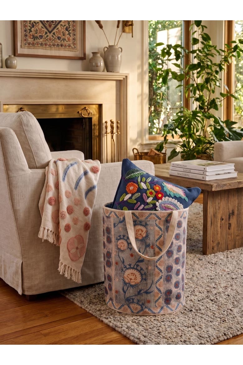Gilmore Laundry Hamper 14" x 20", Alternate, color, Multicolored