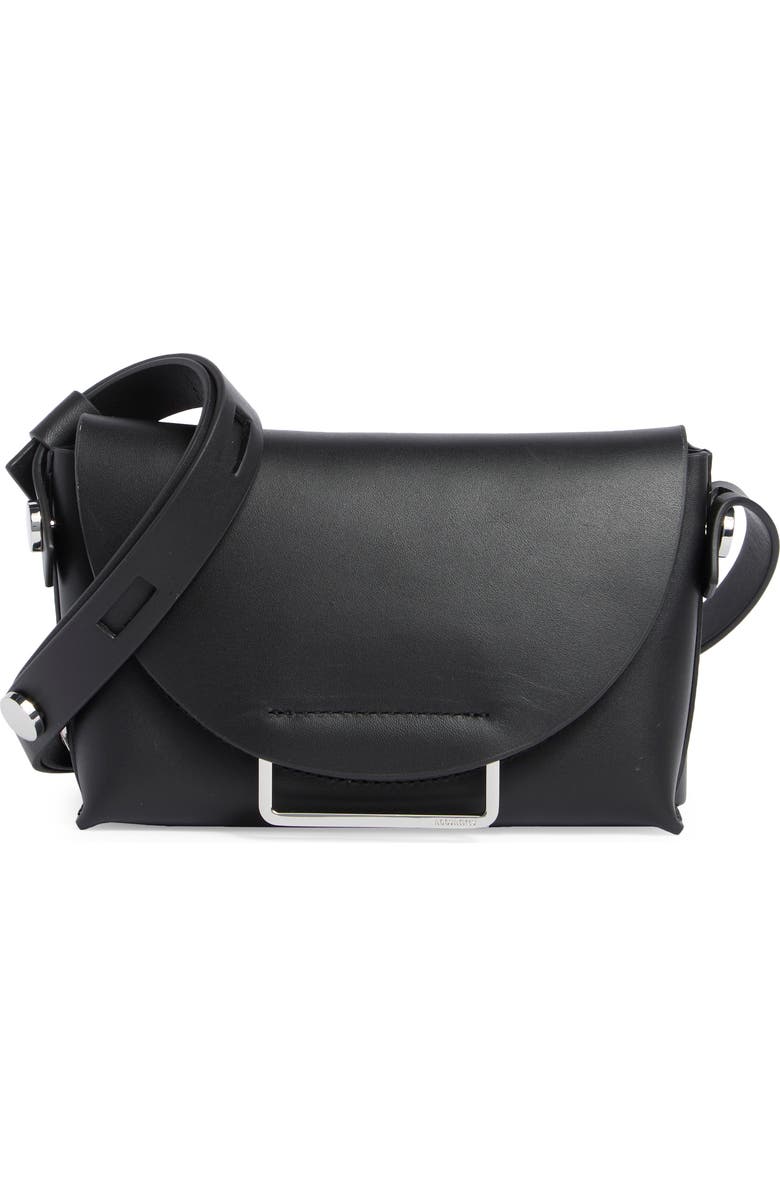 AllSaints Francine Crossbody Bag, Main, color, Black