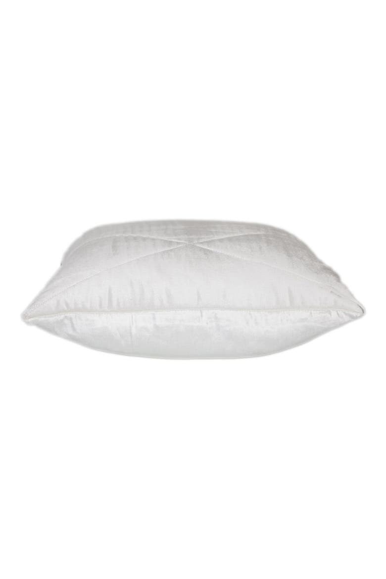 Koko Transitional White Throw Pillow, Alternate, color, WHITE
