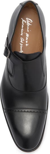 Cap Toe Monk Strap Shoe