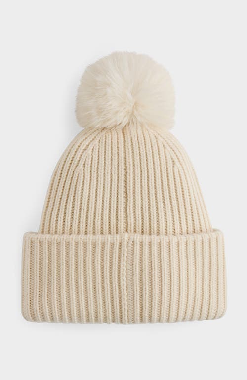 Rudsak Dara Knit Pom Pom Hat In White