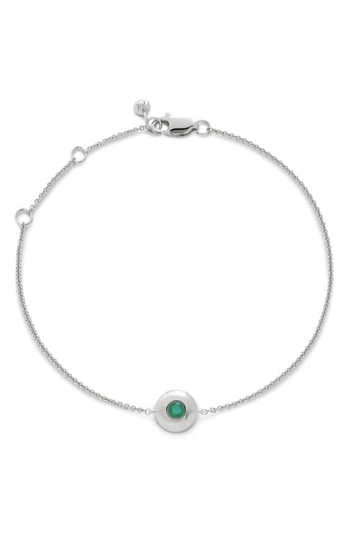 Monica Vinader May Birthstone Chain Bracelet
