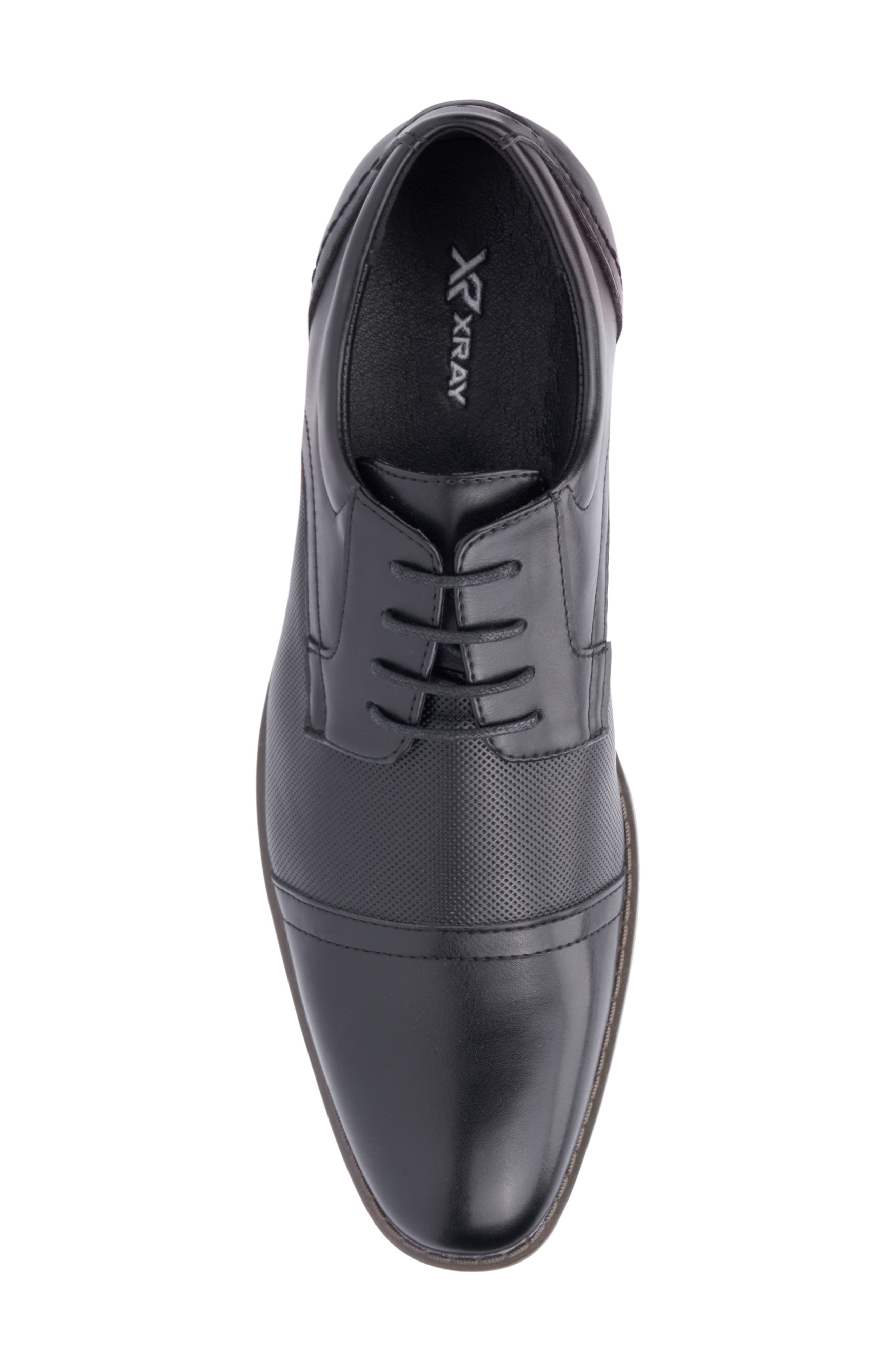 XRAY Rhinos Cap Toe Derby, Alternate, color, Black
