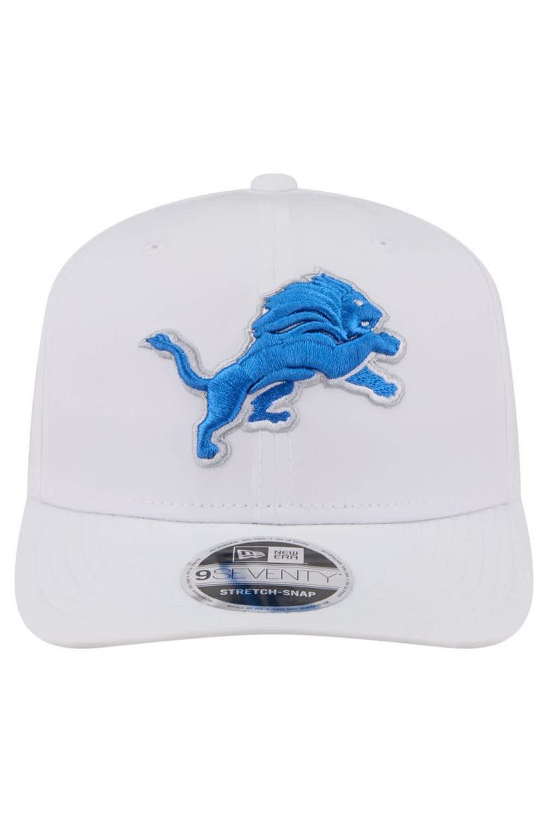 Men's New Era White Detroit Lions Name Plate 9SEVENTY Adjustable Hat, Alternate, color, White