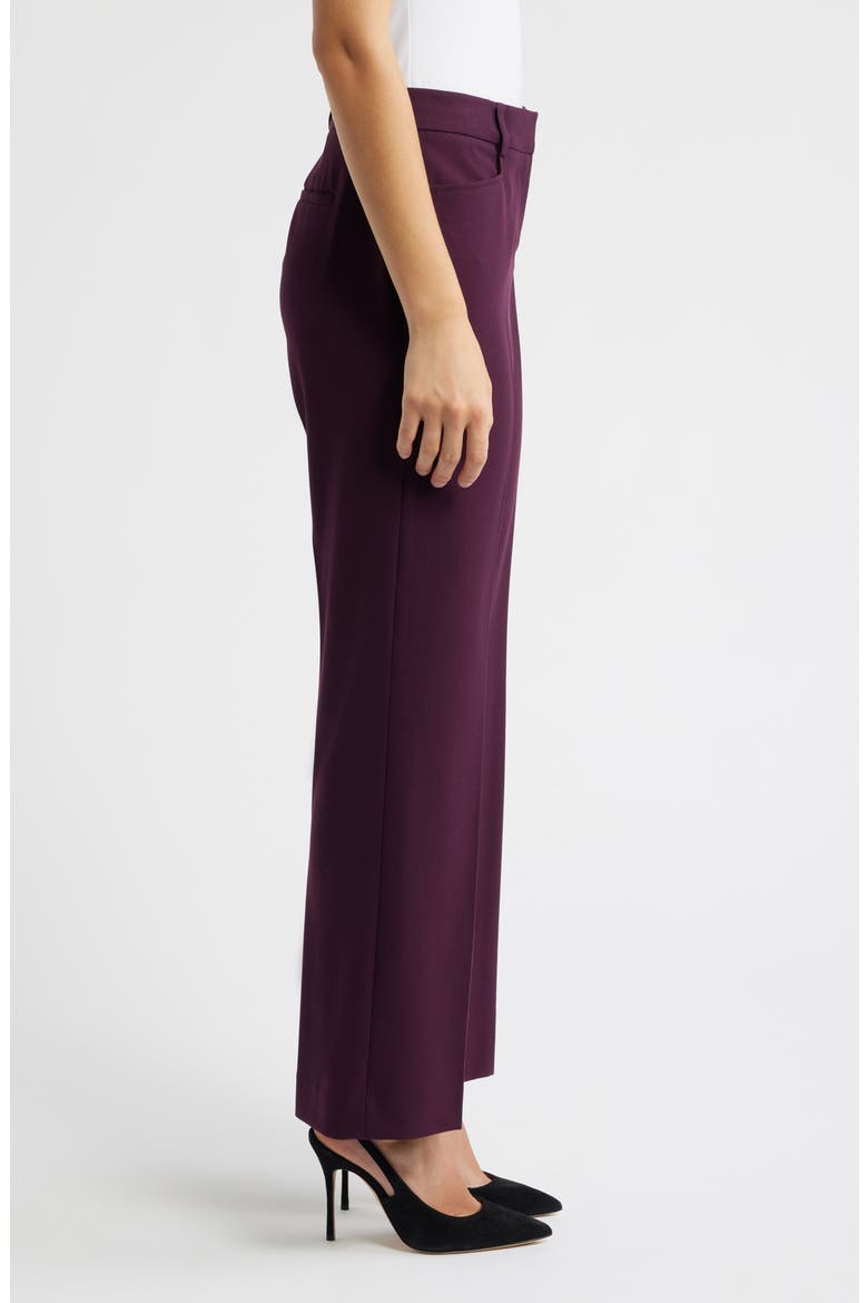 Flare Leg Pants, Alternate, color, PLUM