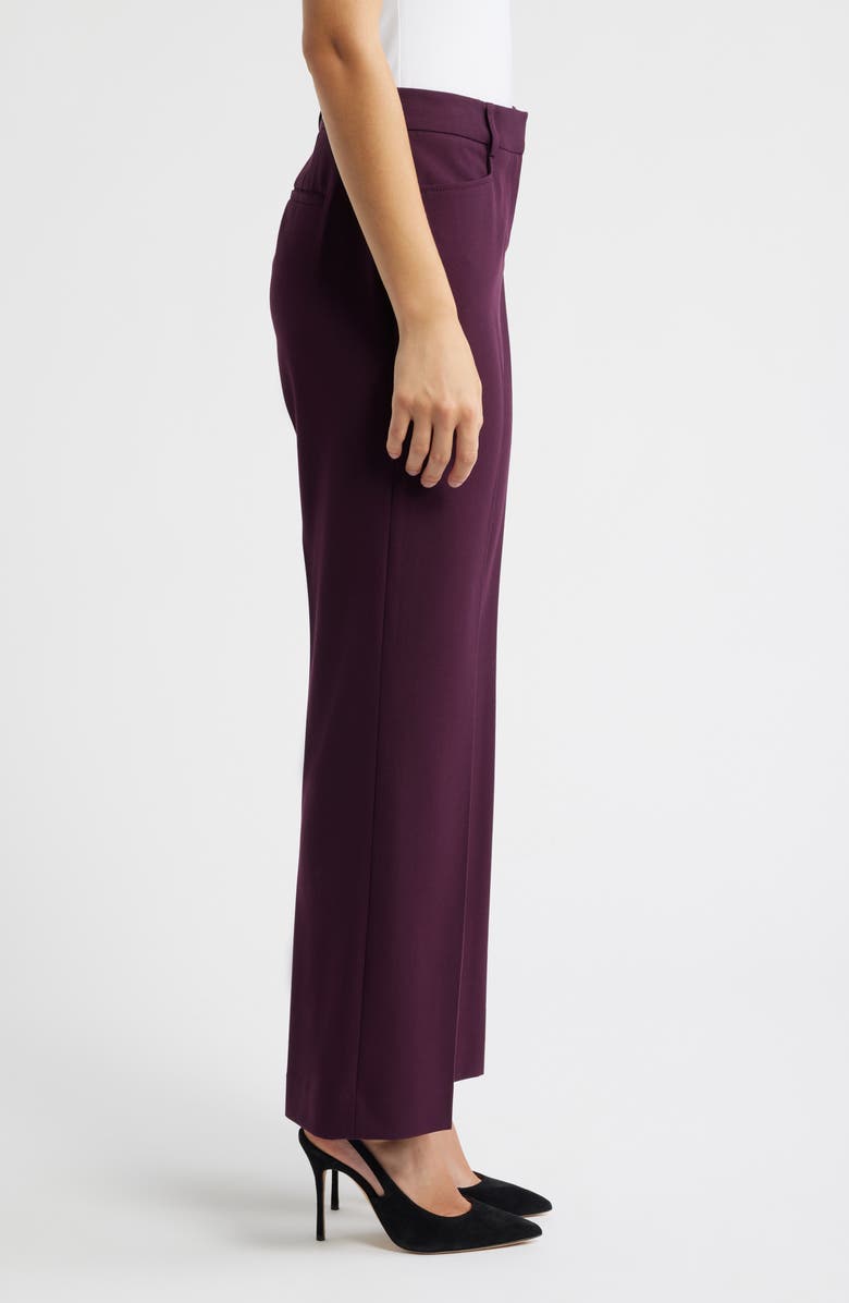 Tahari ASL Flare Leg Pants, Alternate, color, Plum
