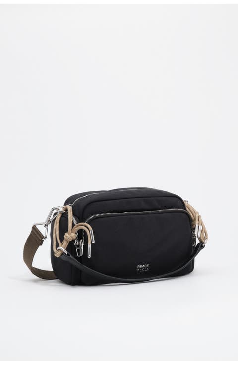 Large Nylon Pocket Crossbody Bag