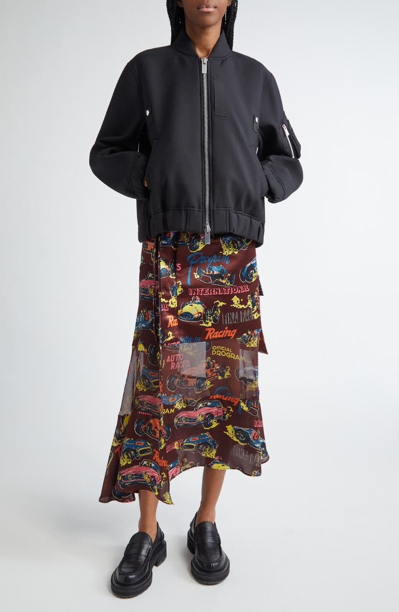 Sacai Bomber Jacket, Alternate, color,