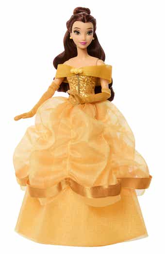Sparkling Princess Series Belle Fashion Doll with Removable Dress & Accessories
