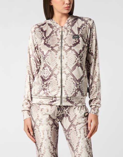 Zip Hoodie All-Over Python Women