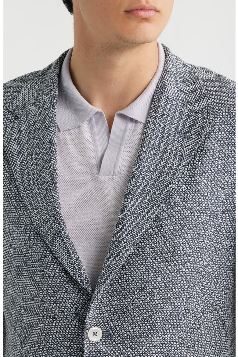 Jeff Regular Fit Stretch Linen & Cotton Sport Coat, Alternate, color, DARK BLUE