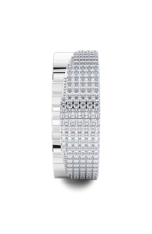 Hautecarat 50/50 Fluted Lab Grown Diamond Ring