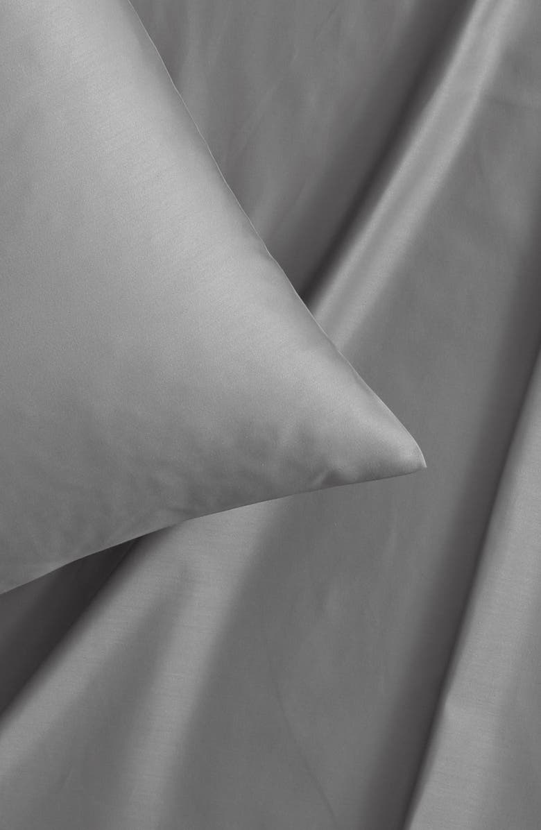 Vera Wang 800 Thread Count Sateen Sheet Set, Alternate, color, Steel Grey