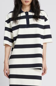 MM by Max Mara Labetaia Stripe Polo Shirt