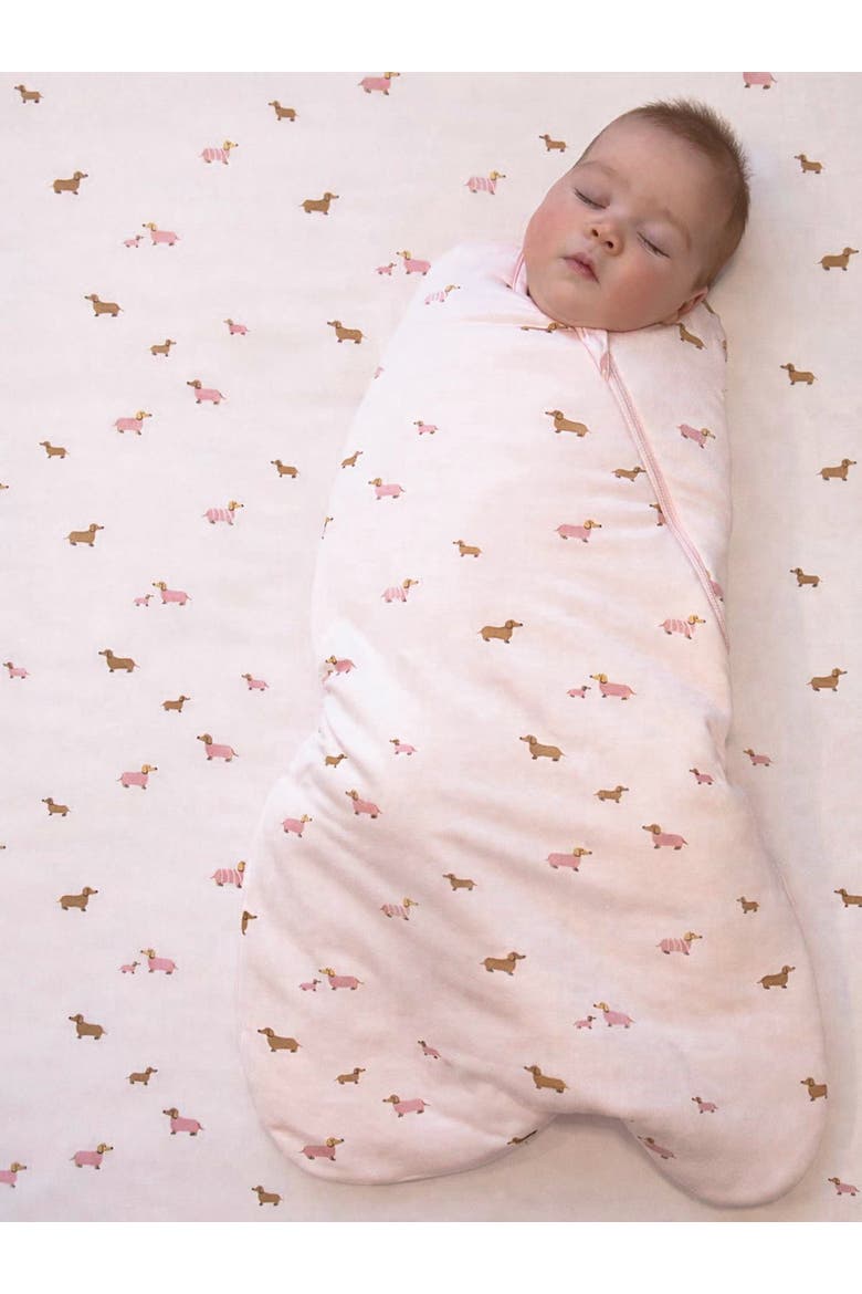 Crib Sheet, Alternate, color, Girl Dog
