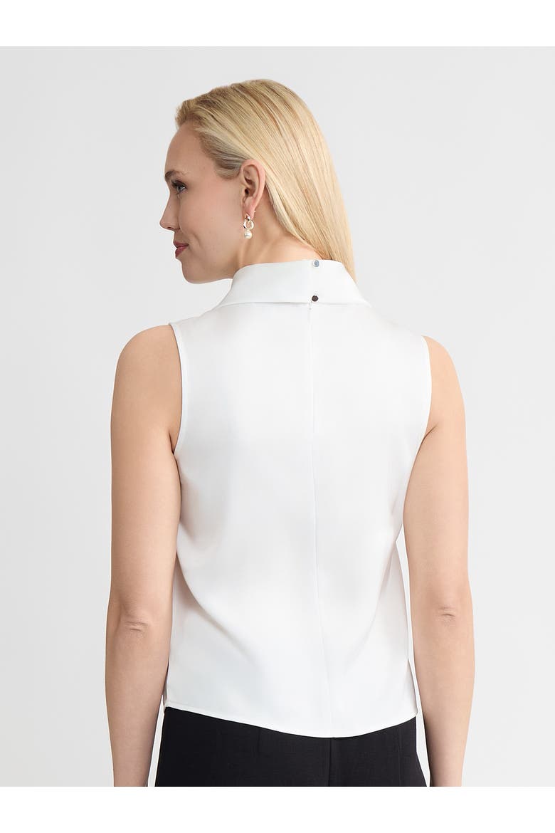 Pearlescence Crepe de Chine Blouse, Alternate, color, White