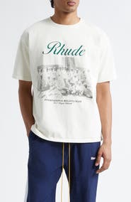 Rhude Virgin Islands Script Logo Graphic T-Shirt