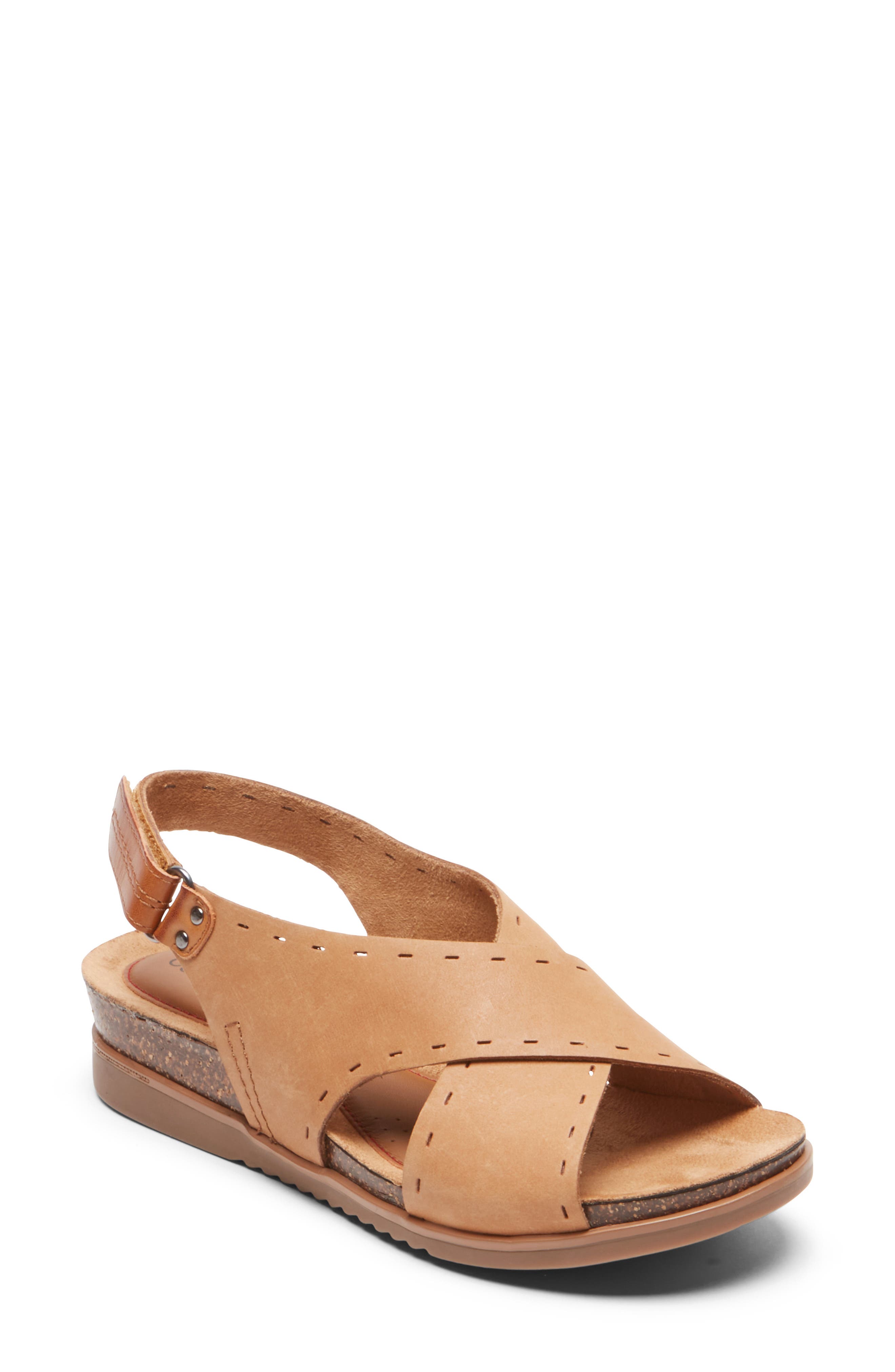 May Slingback Sandal, Main, color, NUTMEG